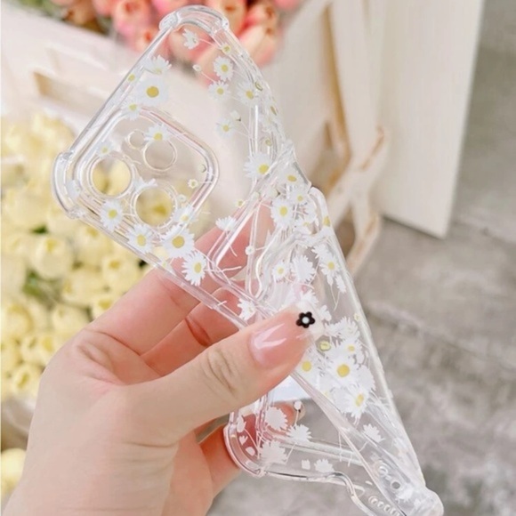 ⚠️Clearance🤍iPhone 13/Pro/Pro Max Cute Daisy Flower iPhone Case With Card Slot - Picture 4 of 4